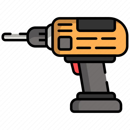 Drill, construction, tool, repair icon - Download on Iconfinder