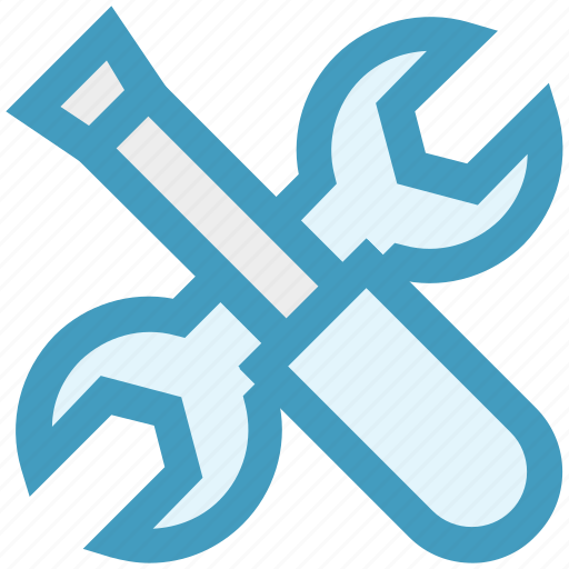 Construction, garage tool, repair tool, screw and gauge, screwdriver, wrench icon - Download on Iconfinder