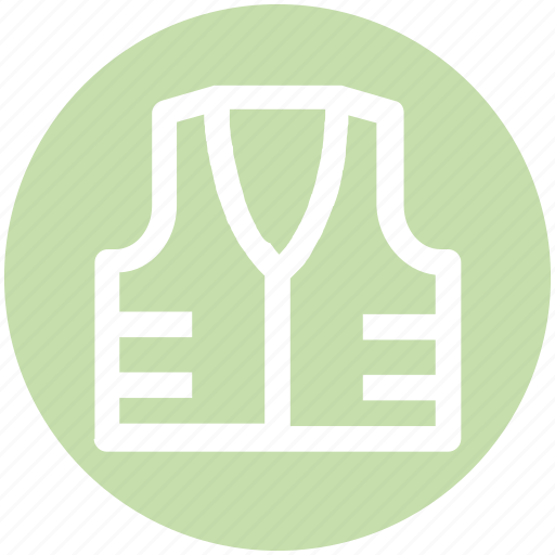 Construction vest, construction waistcoat, jacket, protection jacket, reflective vest, safety vest icon - Download on Iconfinder