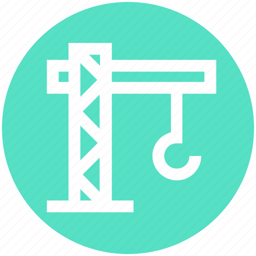 Construction, construction machinery, crane, excavator, heavy machinery, lifter icon - Download on Iconfinder