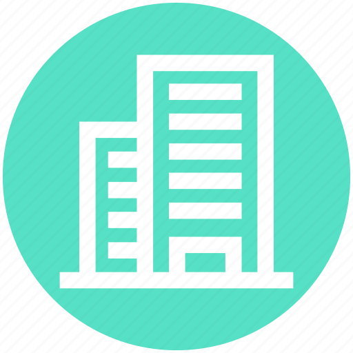 Building, commercial building, construction, housing society, office block, real estate icon - Download on Iconfinder