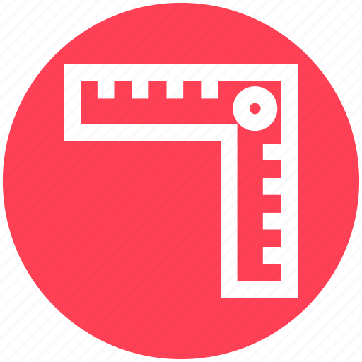 Architecture ruler, construction, geometry tool, measuring scale, measuring tool, ruler icon - Download on Iconfinder