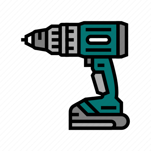 Drill, device, tools, building, repair, heat icon - Download on Iconfinder