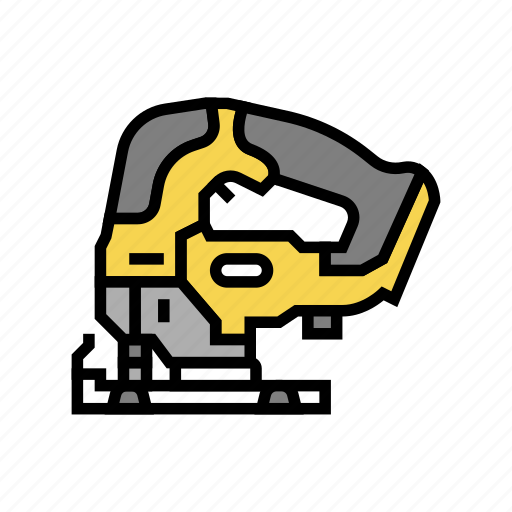 Jigsaw, equipment, tools, building, repair, heat icon - Download on Iconfinder