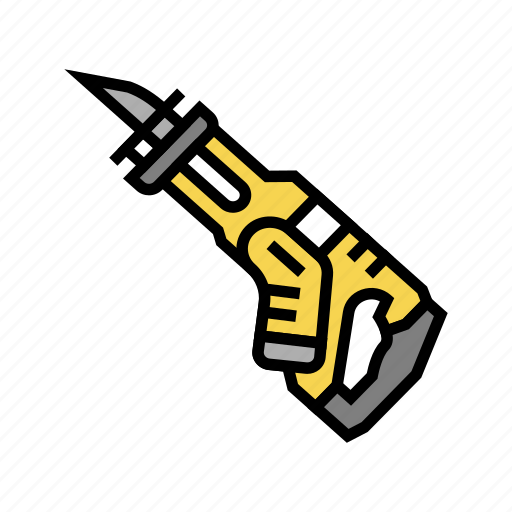 Reciprocating, saw, tool, tools, building, repair icon - Download on Iconfinder