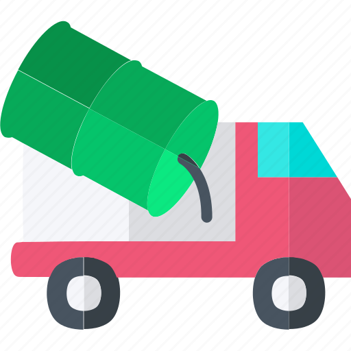 Industrial, truck, dump, cement icon - Download on Iconfinder