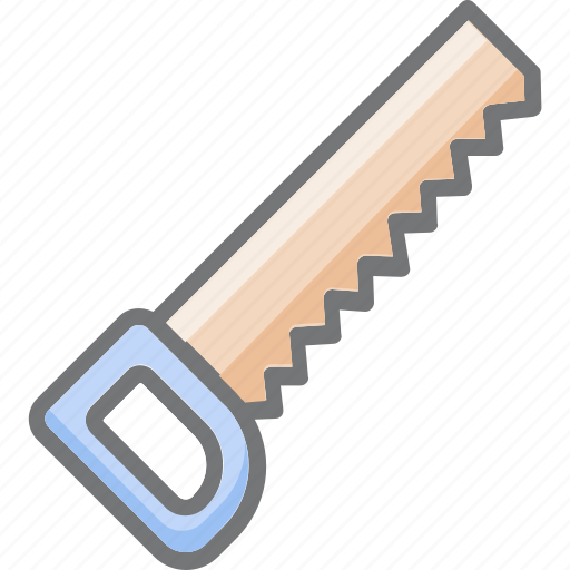 Cut, construction, handsaw, tool icon - Download on Iconfinder