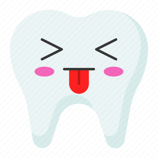 Emoji, emoticon, face, tongue, tooth icon - Download on Iconfinder