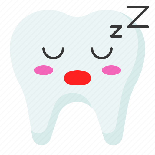 Emoji, emoticon, face, sleep, tooth icon - Download on Iconfinder