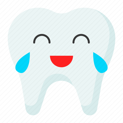 Emoji, emoticon, face, laugh, tooth icon - Download on Iconfinder