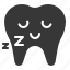 dental, emoji, emoticon, face, sleep, tooth 