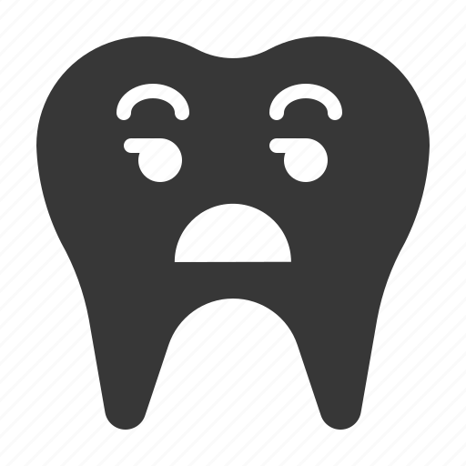 Boried, dental, emoji, emoticon, face, tooth icon - Download on Iconfinder