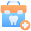 dental bag, briefcase, medical kit, dental kit, dentist bag, dental, dentist, tooth, teeth 