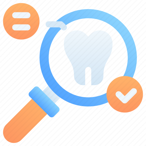 Search, magnifier, check, checking, searching, dental, dentist icon - Download on Iconfinder