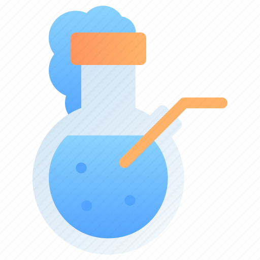 Circle flask, flask, boiling, test, chemical, laboratory, lab icon - Download on Iconfinder