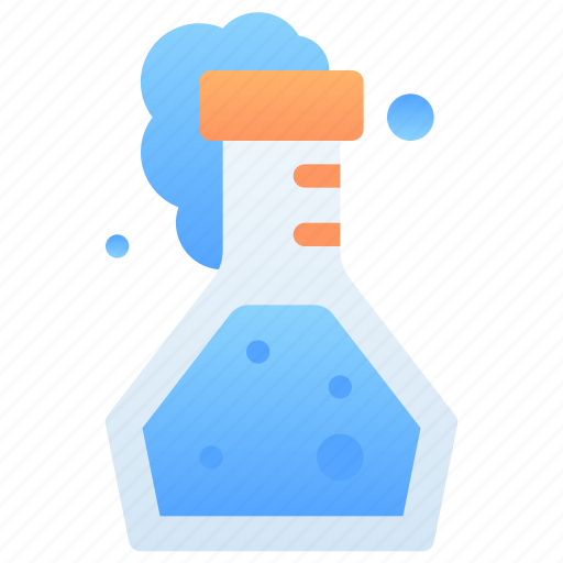 Flask, tube, boiling, test, chemical, laboratory, lab icon - Download on Iconfinder