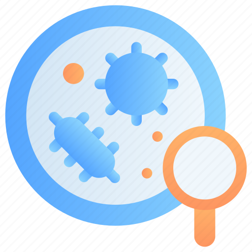 Petri dish, bacteria, magnifier, cell, experiment, laboratory, lab icon - Download on Iconfinder