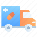 truck, delivery, shipping, medicine, pills, pharmacy, medical, healthcare