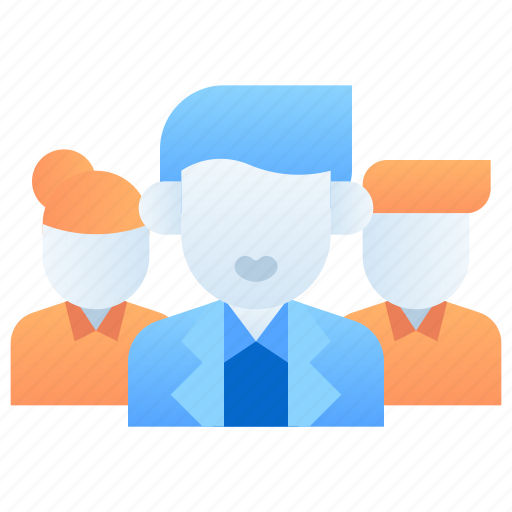 Team leader, manager, boss, group, leadership, teamwork, business icon - Download on Iconfinder