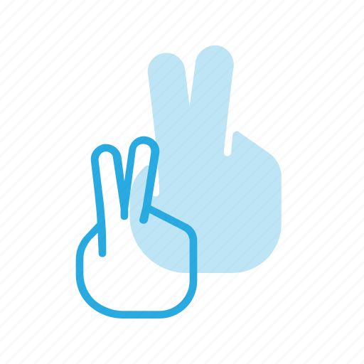 Gesture, hand, peace, sign, touch, victory icon - Download on Iconfinder