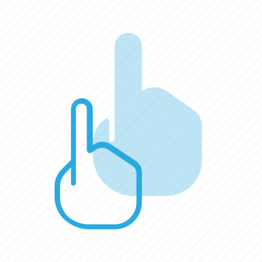 Click, gesture, hand, point, show, touch, up icon - Download on Iconfinder
