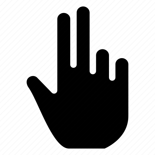 Fingers, two, creative, finger, gesture, grid, hand icon - Download on Iconfinder