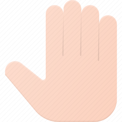 Five, gesture, hand, hi, open, touch icon - Download on Iconfinder