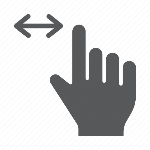 Click, finger, gesture, hand, horizontal, scroll, touch icon - Download on Iconfinder