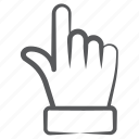 finger pointer, hand gesture, index finger, indication, pointing upward