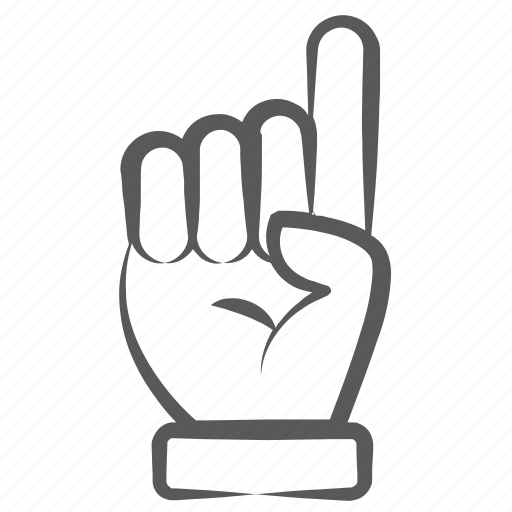 Finger pointer, hand gesture, index finger, indication, pointing upward icon - Download on Iconfinder