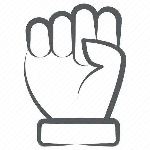 Fight, fist, hand gesture, objection, protest, revolt icon - Download on Iconfinder