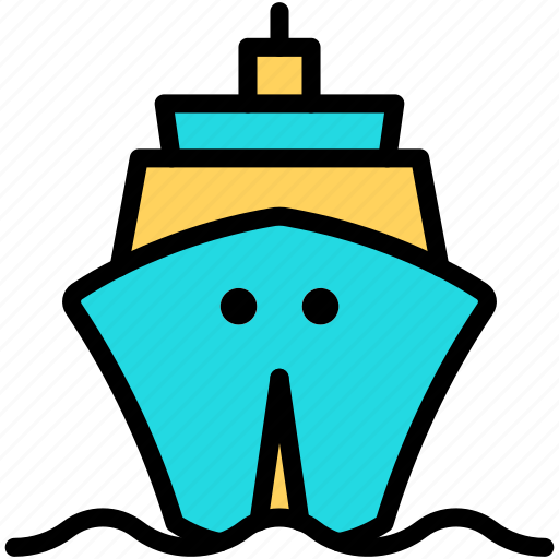 Boat, cruise, ship, transport, ocean icon - Download on Iconfinder