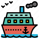 cruise, ship, boat, yacht, ocean, transportation, sea
