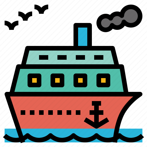 Cruise, ship, boat, yacht, ocean, transportation, sea icon - Download on Iconfinder