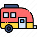 caravan, transport, travel, vehicle, camping, transportation