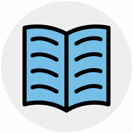 Book, book mark, open, open book, reading icon - Download on Iconfinder