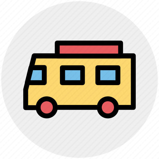 Delivery van, school van, transport, van, vehicle icon - Download on Iconfinder