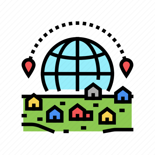 Village, tourism, travel, types, cultural, nature icon - Download on Iconfinder