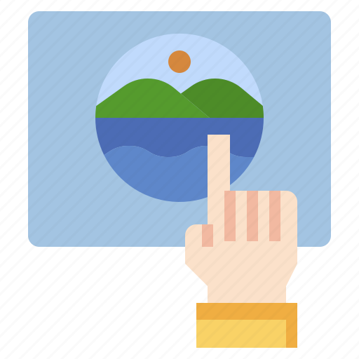 Agency, click, cursor, finger, tour, tourism, travel icon - Download on Iconfinder