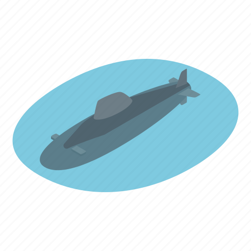 Isometric, sign, object, submarine icon - Download on Iconfinder