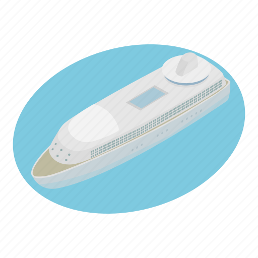 Isometric, object, cruiseship, sign icon - Download on Iconfinder
