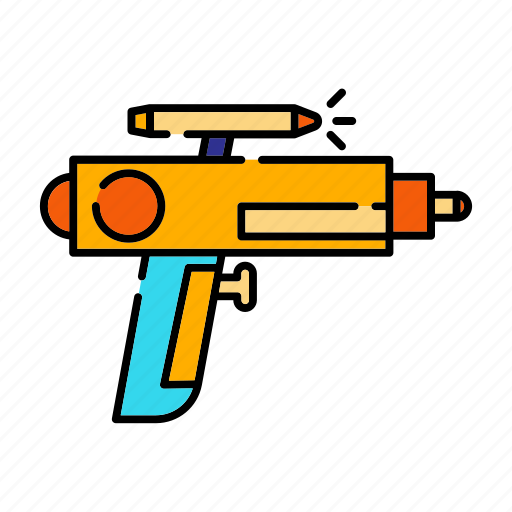 Childhood, laser gun, pistol, toy gun, water gun icon - Download on Iconfinder