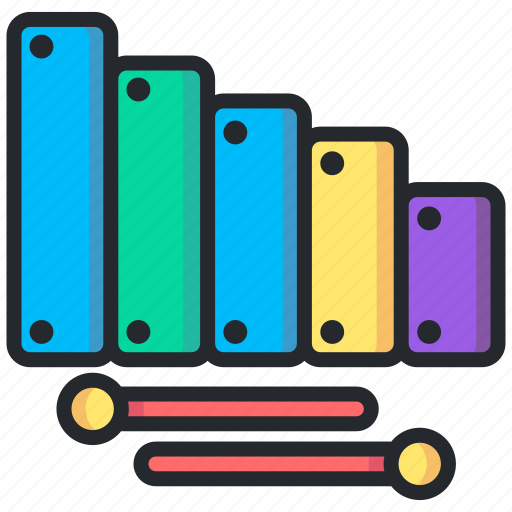 Instrument, music, toys, xylophone icon - Download on Iconfinder