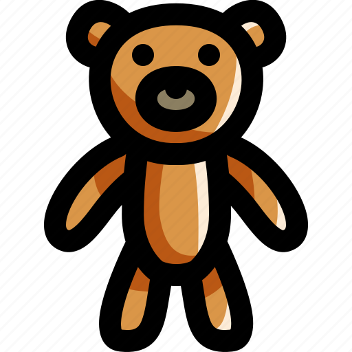 Baby, bear, child, kid, play, teddy, toy icon - Download on Iconfinder