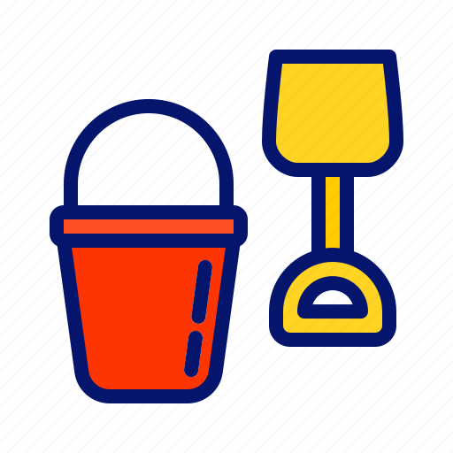 Bucket, spade, beach, toy icon - Download on Iconfinder