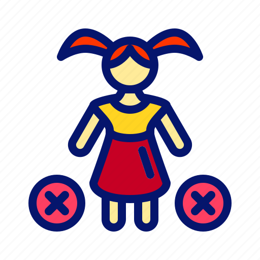 Doll, girl, kids, toy icon - Download on Iconfinder