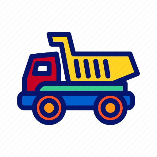 Truck, vehicle, toy, heavy, industry icon - Download on Iconfinder