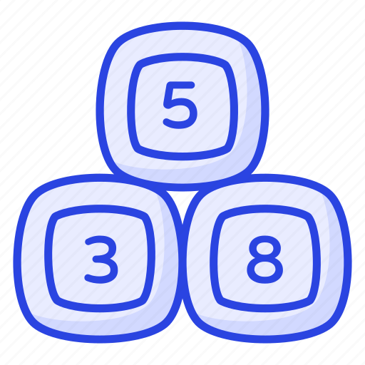 Numeric, blocks, toys, toy, plaything, rudiments, numbers icon - Download on Iconfinder