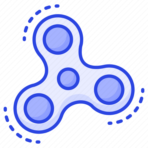 Fidget, spinner, hand spinner, toys, toy, game, plaything icon - Download on Iconfinder
