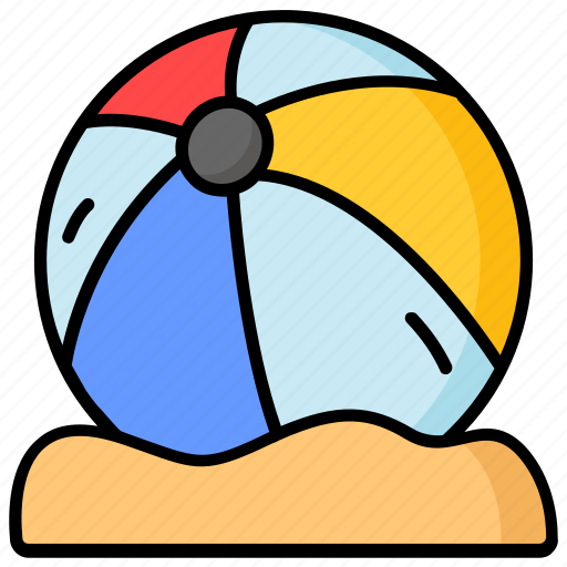 Beach, ball, plastic, soccer, balloon, kid, football icon - Download on Iconfinder